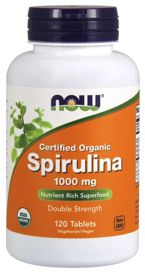 Organic Spirulina 1000 mg 120 caps