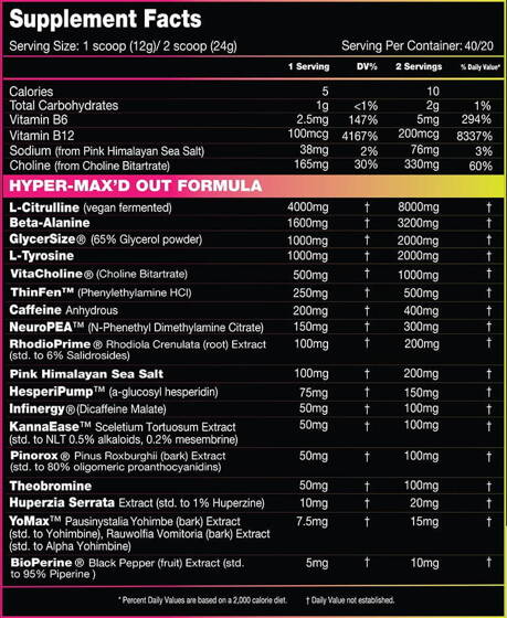 Performax HyperMax'd Out 480g